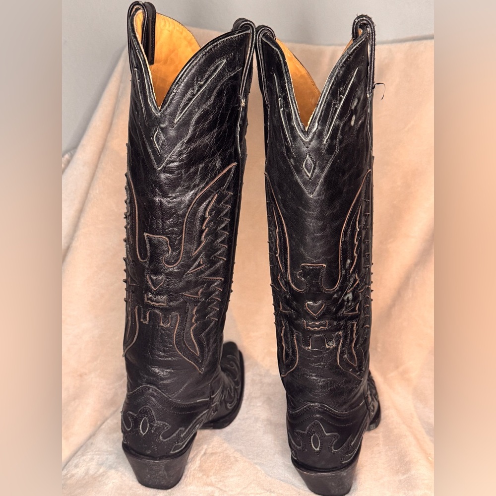 Corral Tall Black Eagle Boots - Picture 6 of 12